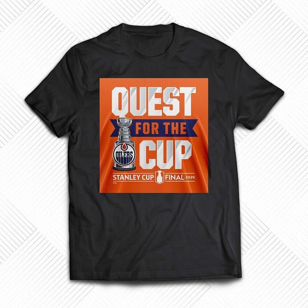 Edmonton Oilers Stanley Cup Playoffs 2024 Quest Hockey Sports Fan T-Shirt 24